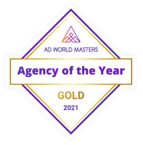 Ad World Masters Agency of the Year Gold Award 2021