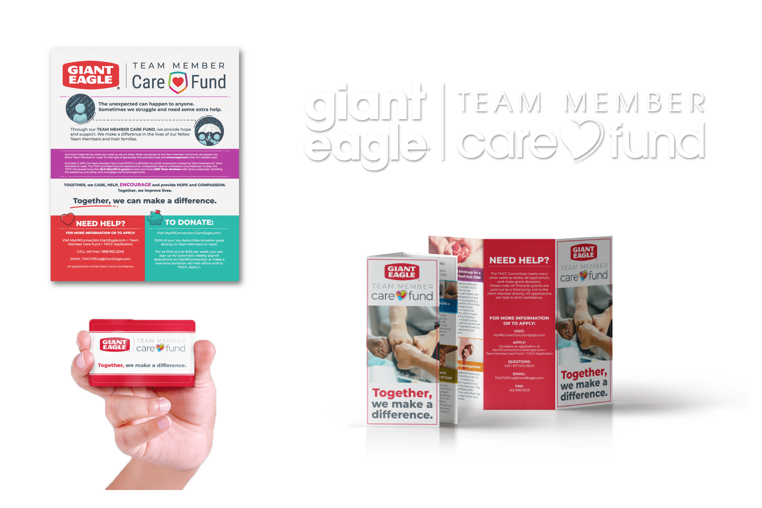 giant eagle team member care fund branding