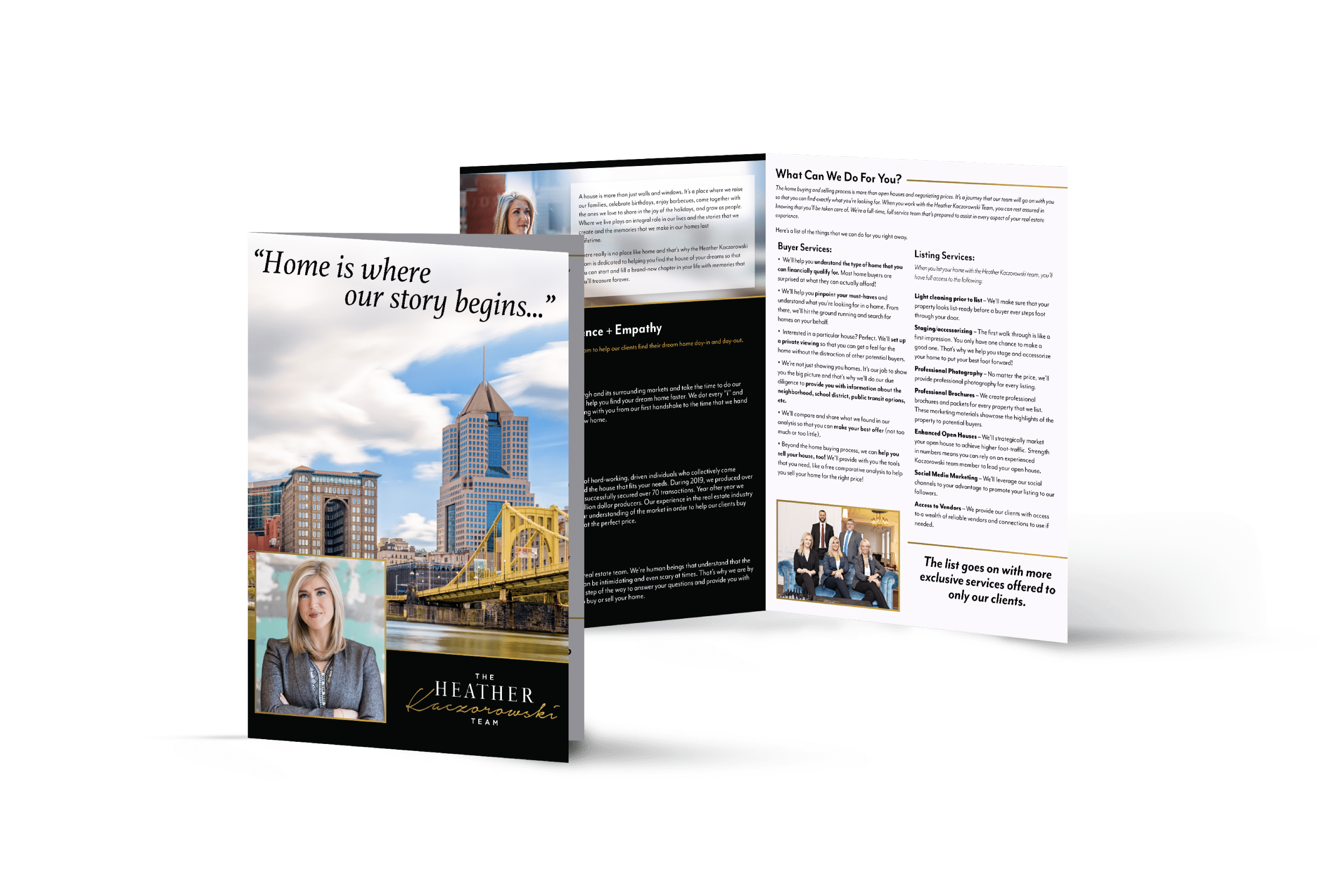 Berkshire Hathaway marketing pieces design