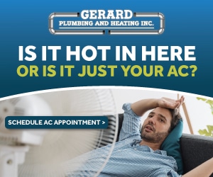 gerard plumbing and heating summer display ad 300x250