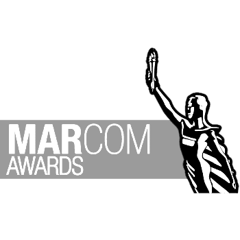 Tethic advertising agency featured on Marcom awards logo