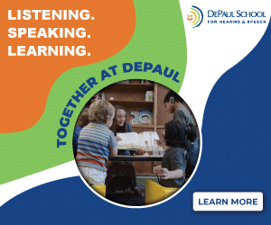 DePaul School for Hearing and Speech banner ad 300x250