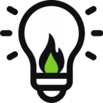 green light bulb icon for Ethic Advertising Agency green light bulb icon for Ethic Advertising Agency