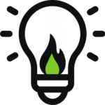 green light bulb icon for Ethic Advertising Agency