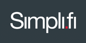 simpli.fi logo with grey background for ethic advertising agency website